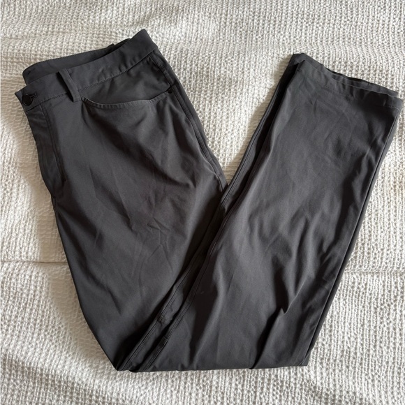 Lululemon Mens Gray Work Pants - 34x32.5 - Picture 1 of 7